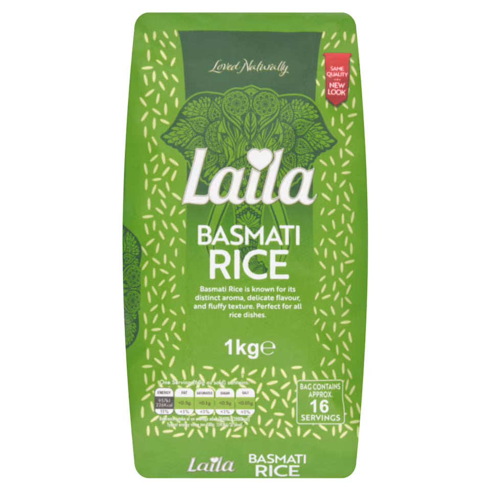 Laila Basmati Rice, 1 kg