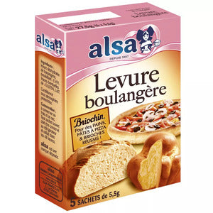 Alsa Levure Boulangere Briochin (Bakers Yeast) (x5) 27.5g