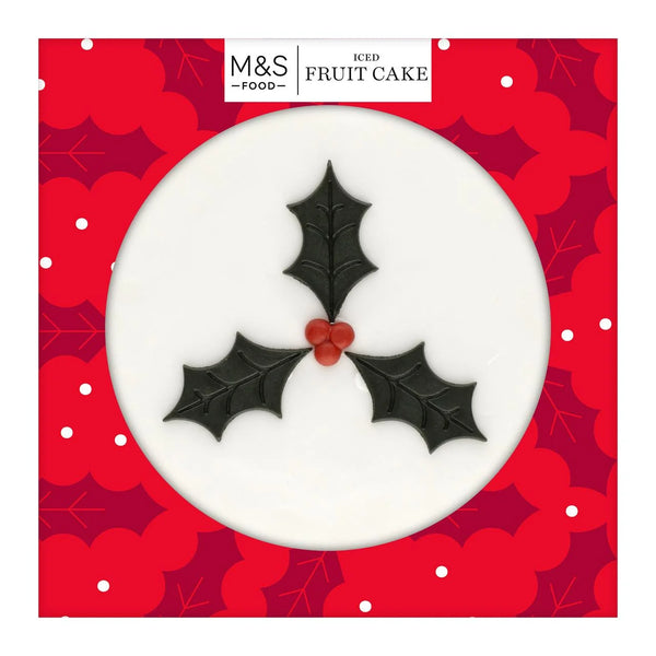 M&S Top Iced Christmas Cake - 920g