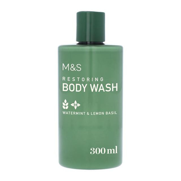 M&S Restoring Body Wash - Watermint & Lemon Basil, 300ml