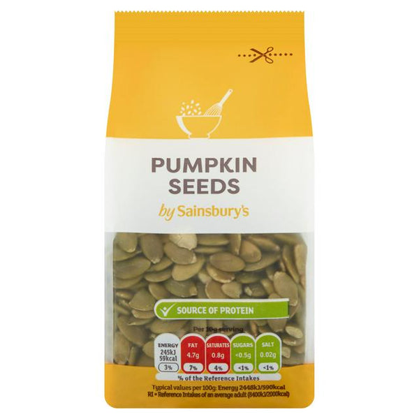 Sainsbury's Pumpkin Seeds, 100g