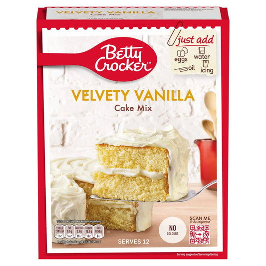 Betty Crocker Velvety Vanilla Cake Mix 425g