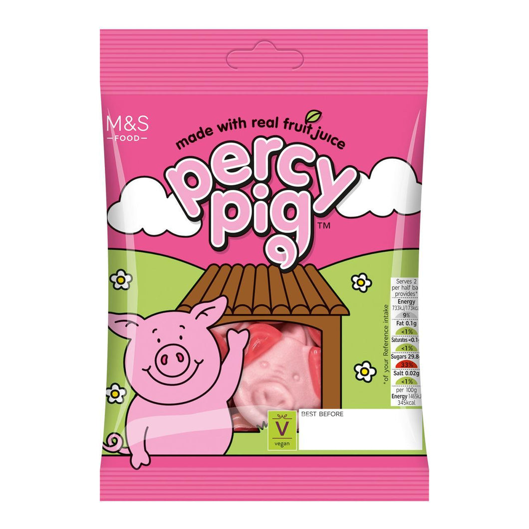 M&S Original Percy Pig Fruit Gums, 100g