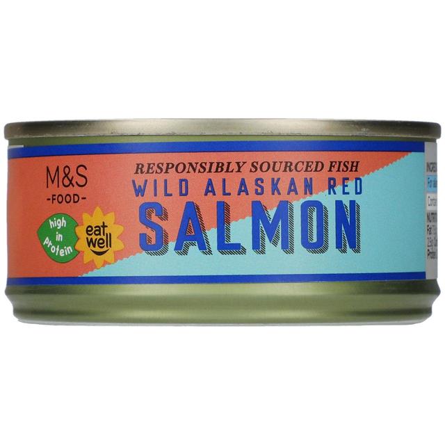 M&S Wild Alaskan Red Salmon, 105g
