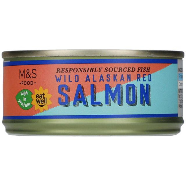 M&S Wild Alaskan Red Salmon, 105g