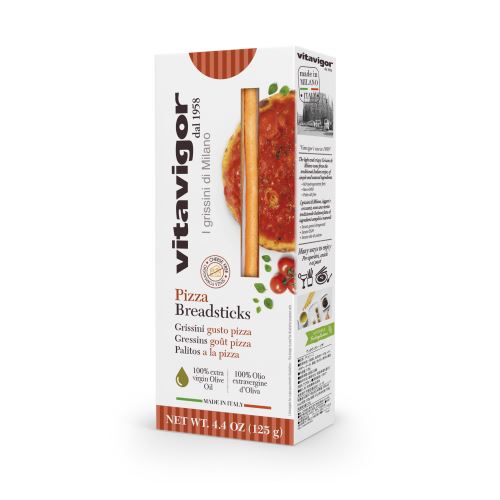 Vita Vigor Grissini Breadsticks - Pizza 125G