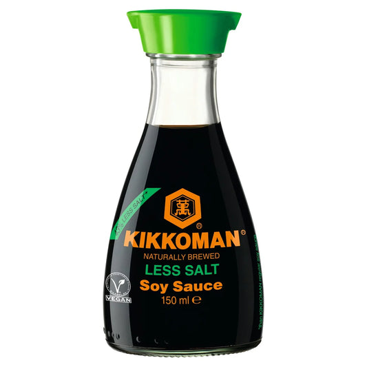 Kikkoman Naturally Brewed Less Salt Soy Sauce 150Ml