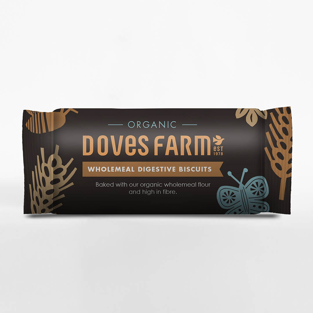 Doves Farm Organic Wholemeal Digestive Biscuits 200G