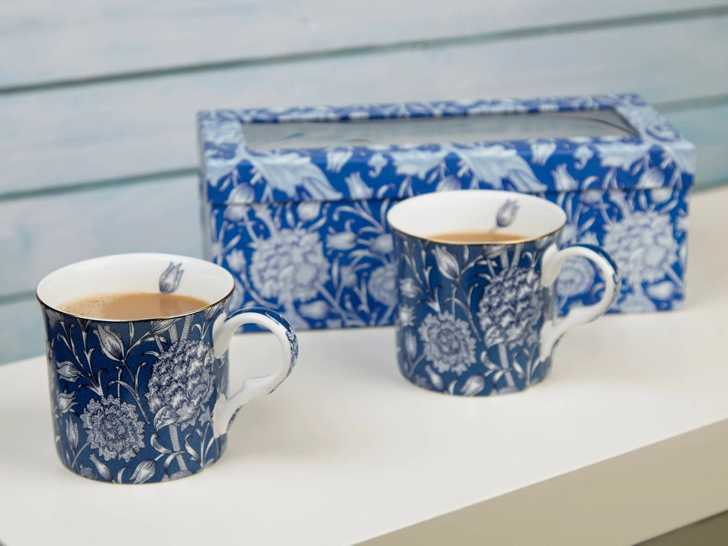 Victoria and Albert Wild Tulip Set Of 2 Palace Bone China Mugs