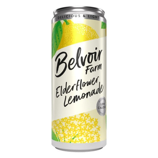 Belvoir Delicious And Light Elderflower Lemonade - Can 330Ml