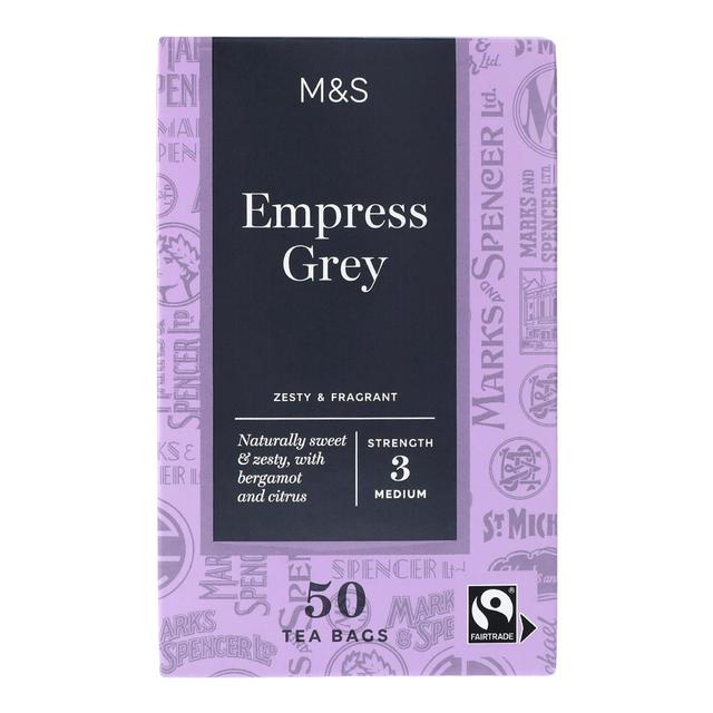 M&S Fairtrade Empress Grey Tea Bags, 50 bags