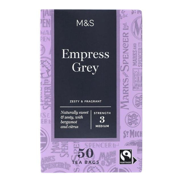 M&S Fairtrade Empress Grey Tea Bags, 50 bags