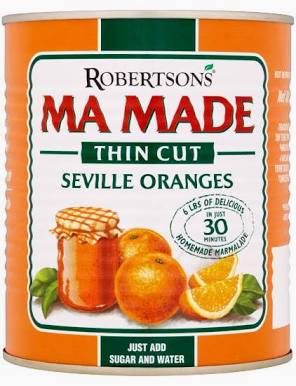 Ma Made Prepared Seville Oranges Thin Cut, 850g