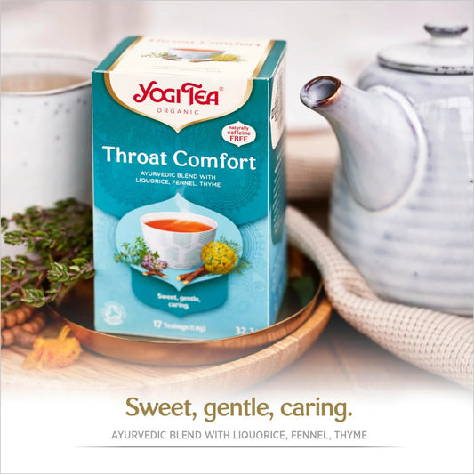 Yogi Tea Throat Comfort Organic Tea Bags 17 per pack
