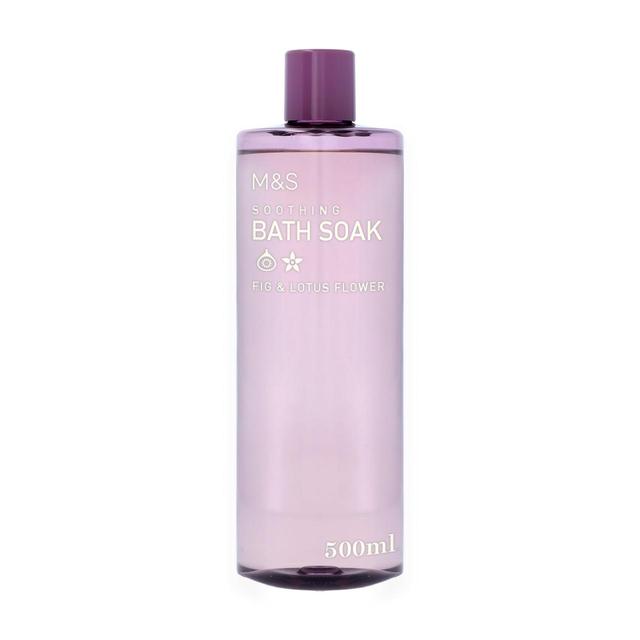 M&S Soothing Bath Soak - Fig & Lotus Flower, 500ml