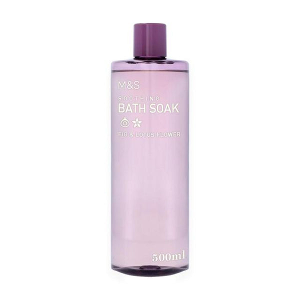 M&S Soothing Bath Soak - Fig & Lotus Flower, 500ml