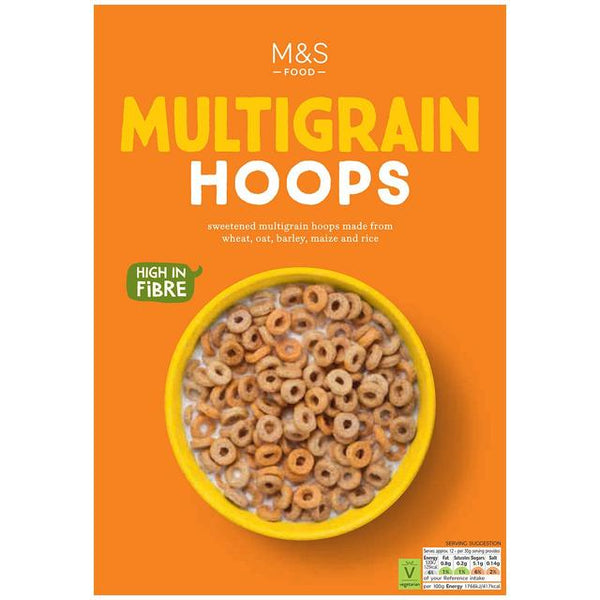 M&S Multigrain Hoops, 375g