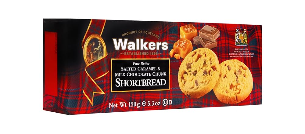 Walker's Milk Chocolate & Salted Caramel Shortbread 150G