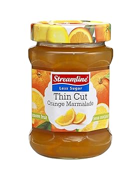 Streamline Reduced Sugar Thin Cut Orange Marmalade (340g)