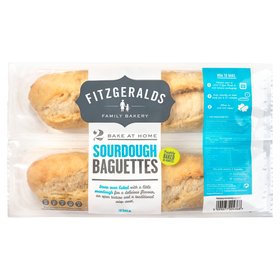 Fitzgeralds 2 Sourdough Baguettes 250g