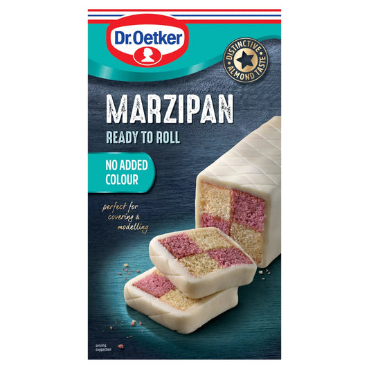 Dr. Oetker Ready To Roll Marzipan - No Added Colour 454G