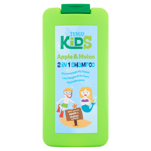 Tesco Kids 2 in 1 Shampoo - Apple & Melon 250ml