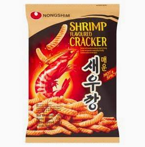 Nong Shim Shrimp Crackers - Hot & Spicy, 75g