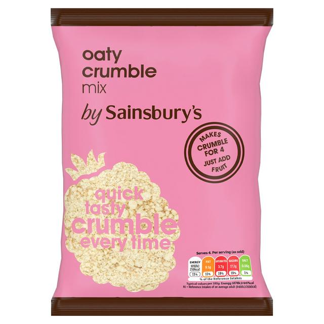 Sainsbury's Oaty Crumble Mix, 225g