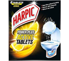 Harpic Power Plus Toilet Cleaner 8 Active Tablets