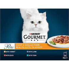 Gourmet Perle Chef's Collection Mini Fillets In Gravy 12 x 85g