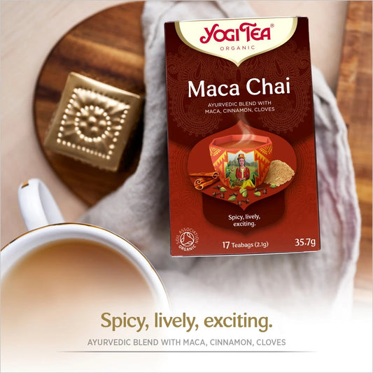 Yogi Tea Maca Chai Organic 17 per pack
