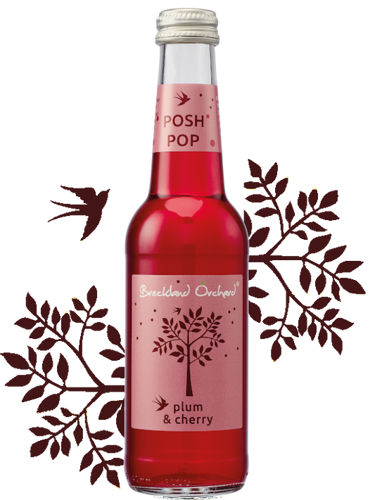 Breckland Orchard Posh Pop - Plum & Cherry 275Ml