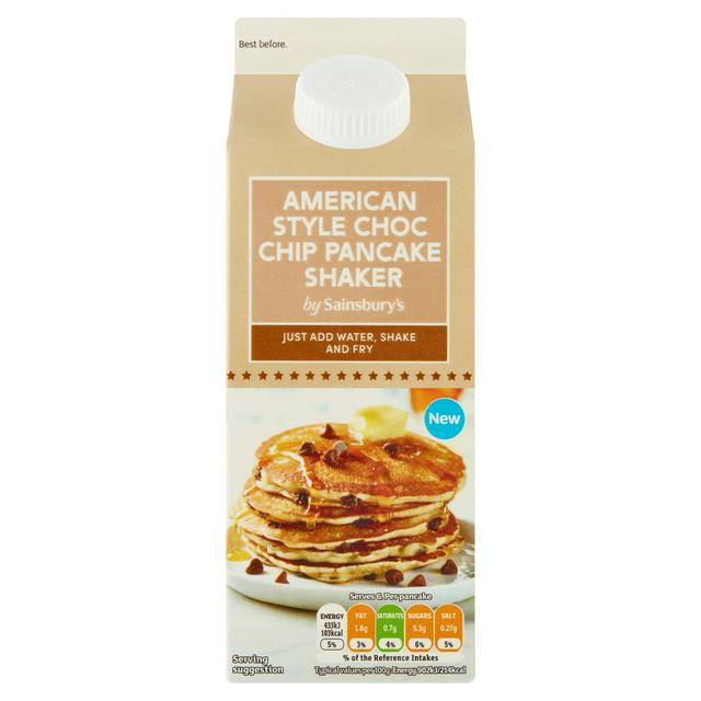 Sainsbury's American Style Choc Chip Pancake Shaker, 155g
