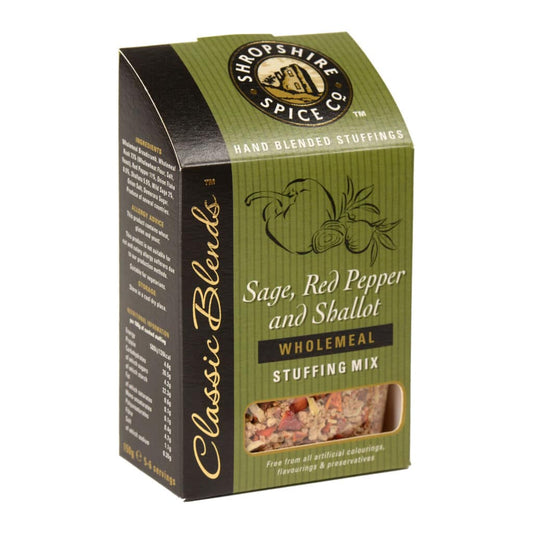 Shropshire Spice Co. Sage, Red Pepper & Shallot Wholemeal Stuffing Mix 150G