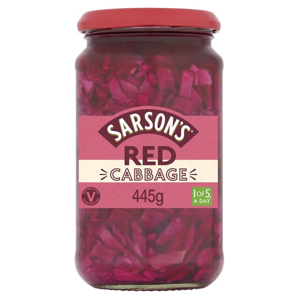 Sarson's Sweet & Mild Pickled Red Cabbage, 445g