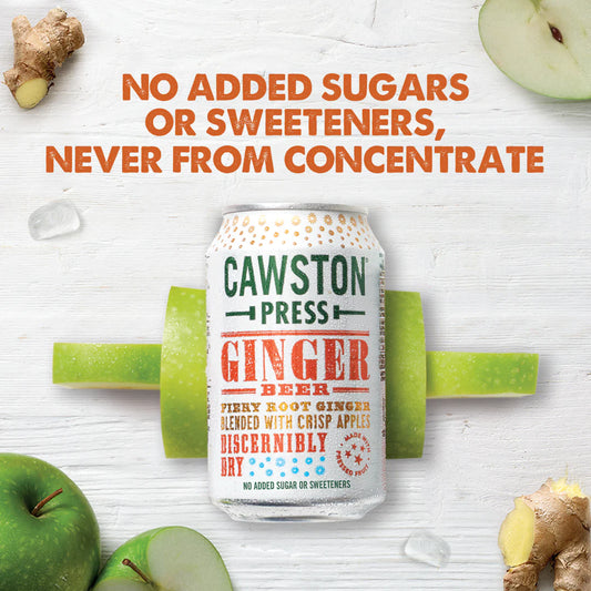 Cawston Press Sparkling Ginger Beer Can 330Ml