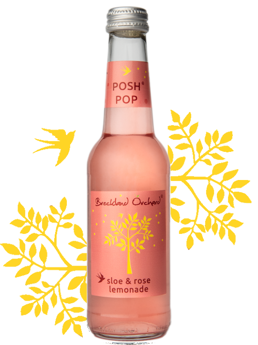 Breckland Orchard Posh Pop - Sloe & Rose Lemonade 275Ml