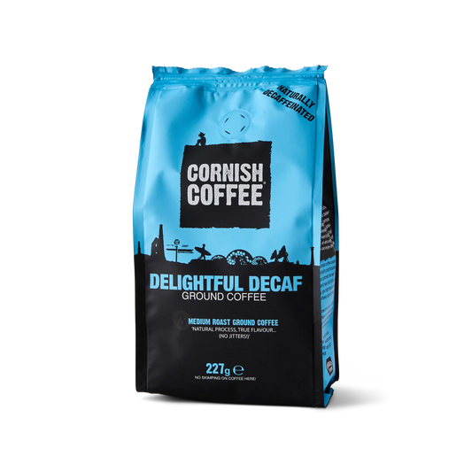 Cornish Tea & Coffee Co. Cornish Coffee - Delightful Decaf Ground Coffee 227G