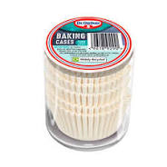 Dr. Oetker Baking Cases - White 100's