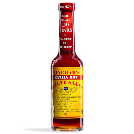 Lingham's Extra Hot Chilli Sauce 358G