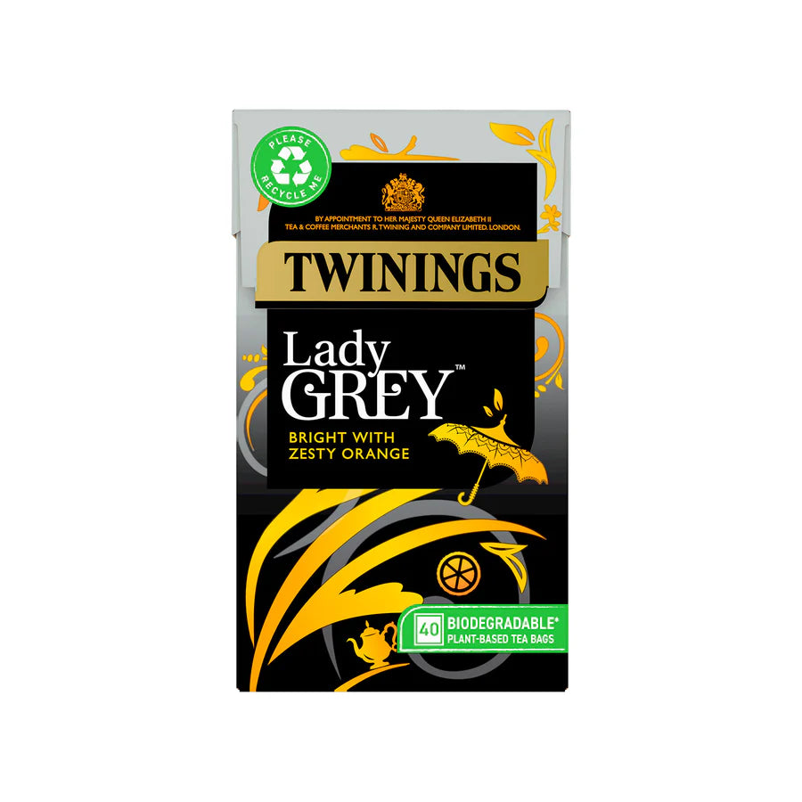 Twinings 40 Lady Grey Teabags 100G