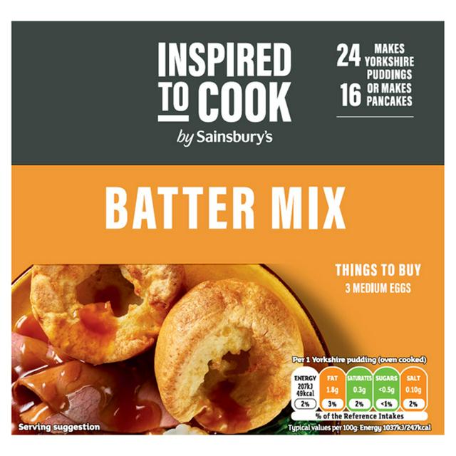 Sainsbury's Inspired to Cook Batter Mix, 255g