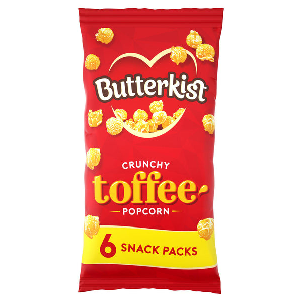Butterkist Crunchy Toffee Popcorn 6x20g
