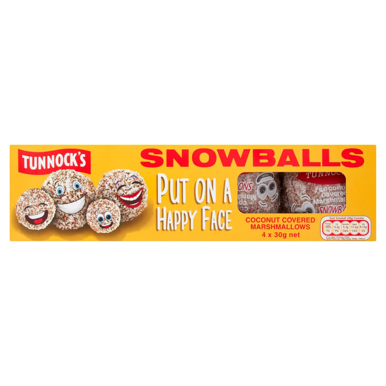 Tunnock's Snowballs 4 Pack 100G