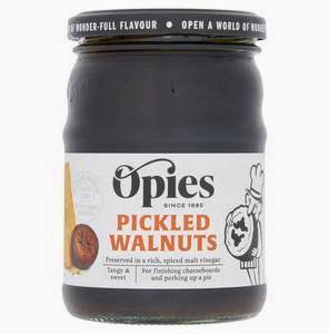 Opies Pickled Walnuts In Malt Vinegar, 390g