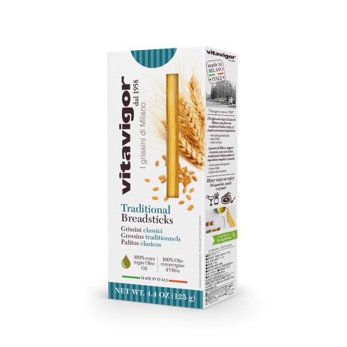 Vita Vigor Traditional Grissini Breadsticks, 125g