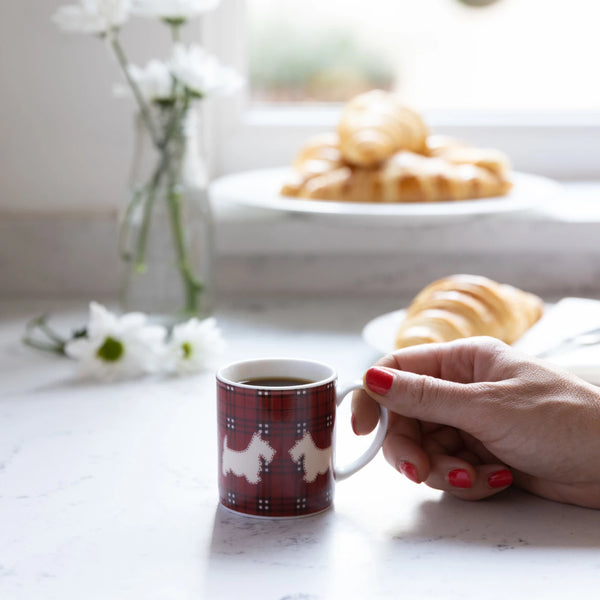 Porcelain Scottie Dog Espresso Cup 80ml