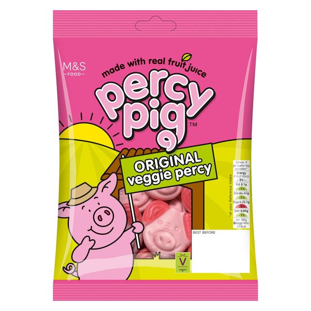 M&S Percy Pig Original Veggie Fruit Gums, 170g