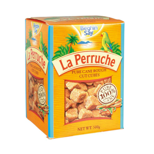 La Perruche Pure Cane Rough Cut Sugar Cubes - Brown 500G