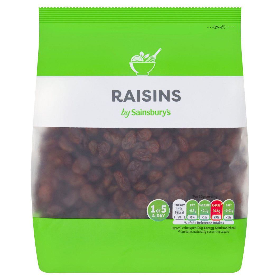 Sainsbury's Seedless Raisins, 500g